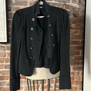 DVF military wool blazer